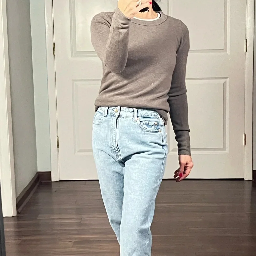 J.Crew 100% cashmere crewneck sweater size XS